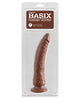 Basix Rubber Works 7" Slim Dong - Brown
