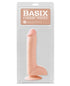 Basix Rubber Works 8" Dong w/Suction Cup - Flesh