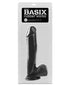 Basix Rubber Works 12" Dong w/Suction Cup - Black