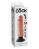 King Cock 6" Vibrating Cock - Flesh