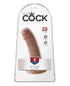 King Cock 6" Cock - Tan