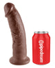 King Cock 9" Cock - Brown