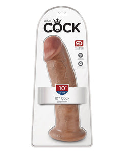 King Cock 10" Cock - Tan