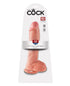 King Cock 10" Cock w/Balls - Flesh