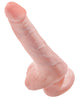 King Cock 6" Cock w/Balls - Flesh