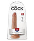 King Cock 6" Cock w/Balls - Tan