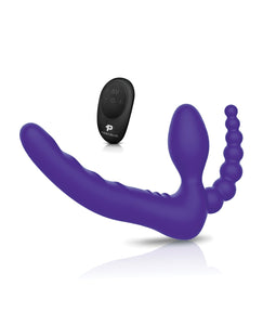 Pegasus 7" Strapless Strap On w/Remote - Purple | Lavish Sex Toys
