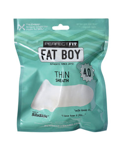 Perfect Fit Fat Boy Thin 4.0 - Clear | Lavish Sex Toys