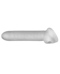 Perfect Fit Fat Boy Micro Ribbed Sheath 7.5" - Clear