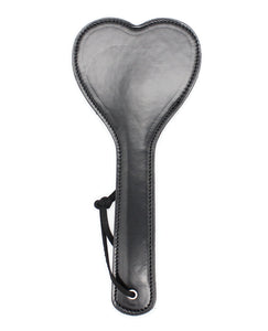 Plesur Heart-Shape Paddle - Black | Lavish Sex Toys