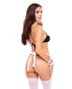 Rene Rofe 6pc At Your Service Maid Black O/S