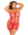 Rene Rofe Queen of Hearts Tube Dress - Red
