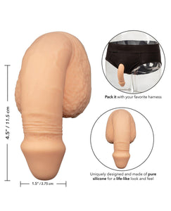 Packer Gear 5" Silicone Packing Penis - Ivory