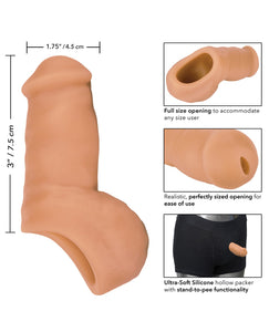 Packer Gear Ultra Soft Silicone STP - Tan | Lavish Sex Toys