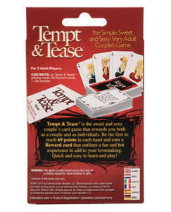 Tempt & Tease Card Game | Lavish Sex Toys