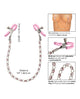 Nipple Play Crystal Chain Nipple Clamps - Pink | Lavish Sex Toys