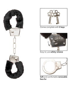 Playful Furry Cuffs - Black