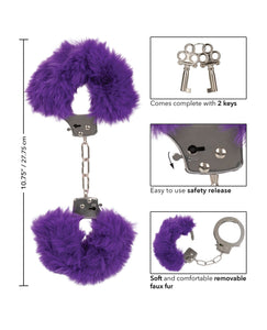 Ultra Fluffy Furry Cuffs - Purple | Lavish Sex Toys