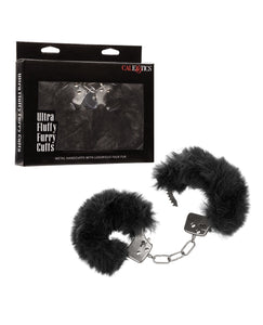 Ultra Fluffy Furry Cuffs - Black | Lavish Sex Toys