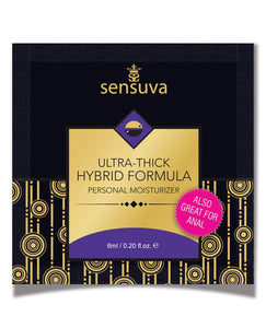 Sensuva Ultra Thick Hybrid Personal Moisturizer Single Use Packet - 6 ml Unscented