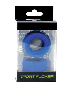 Sport Fucker Nutt Job Ring - Blue