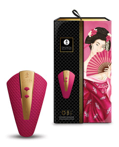 Shunga Obi Intimate Massager - Raspberry | Lavish Sex Toys