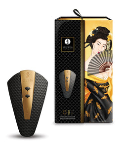 Shunga Obi Intimate Massager - Black | Lavish Sex Toys