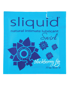 Sliquid Naturals Swirl Lubricant Pillow - .17 oz Fig