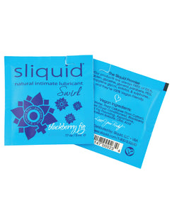 Sliquid Naturals Swirl Lubricant Pillow - .17 oz Fig