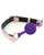 Spartacus Silicone Gag w/Leather Lining - Pink Snakeskin Micro Fiber
