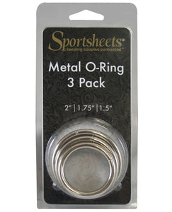 Sportsheets Metal O Ring - Pack of 3
