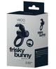 VeDO Frisky Bunny Rechargeable Vibrating Ring - Black Pearl | Lavish Sex Toys