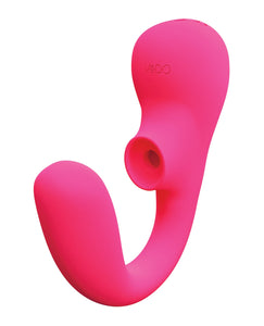 VeDO Suki Plus Rechargeable Dual Sonic Vibe - Foxy Pink | Lavish Sex Toys