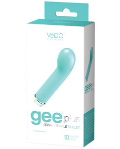 VeDO Gee Plus Rechargeable Vibe - Tease Me Turquoise | Lavish Sex Toys