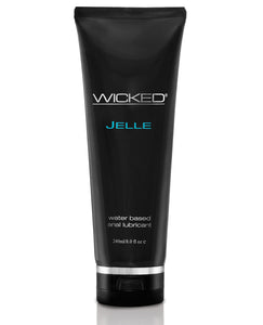 Wicked Sensual Care Jelle Waterbased Anal Lubricant - 8 oz Fragrance Free | Lavish Sex Toys