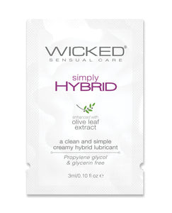 Wicked Sensual Care Simply Hybrid Lubricant - .1 oz.