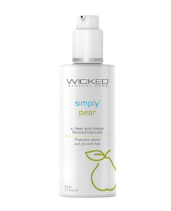 Wicked Sensual Care Simply Water Based Lubricant - 2.3 oz Pear | Lavish Sex Toys