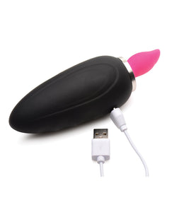 Inmi Shegasm Lickgasm Mini 10X Licking & Sucking Stimulator - Black/Pink | Lavish Sex Toys