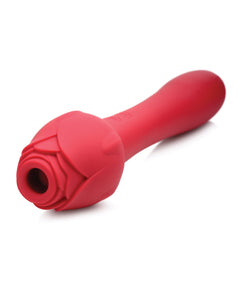 Inmi Bloomgasm Sweet Heart Rose 5X Suction Rose & 10X Vibrator - Red | Lavish Sex Toys