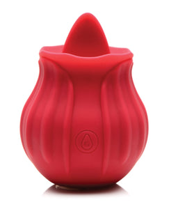Inmi Bloomgasm Wild Violet 10X Licking Stimulator - Red | Lavish Sex Toys