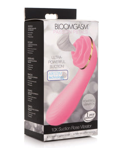 Inmi Bloomgasm Passion Petals 10X Silicone Suction Rose Vibrator - Pink | Lavish Sex Toys