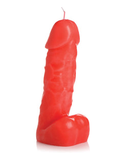 Master Series Spicy Pecker Dick Drip Candle - Red | Lavish Sex Toys