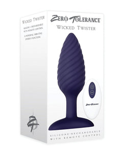 Zero Tolerance Wicked Twister Anal Rechargeable - Purple
