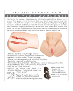 Zero Tolerance Riley Reid Body Stroker w/Movie Download